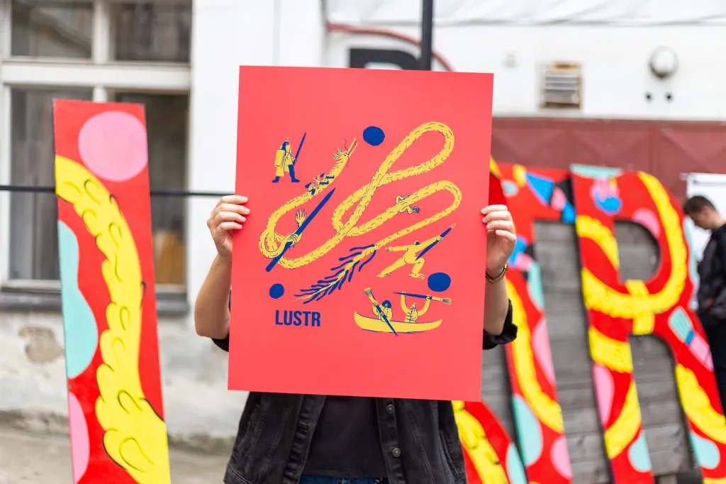 … a Barbora Idesová (za ilustrace pro magazín Host a pro vizuál festivalu Lustr 2019)