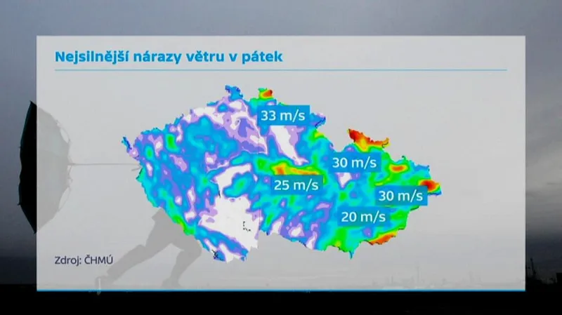 Silničáři varují před silným větrem
