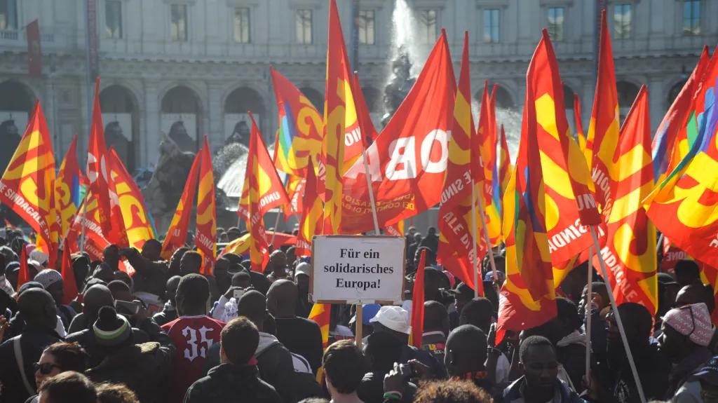 Protesty v Itálii