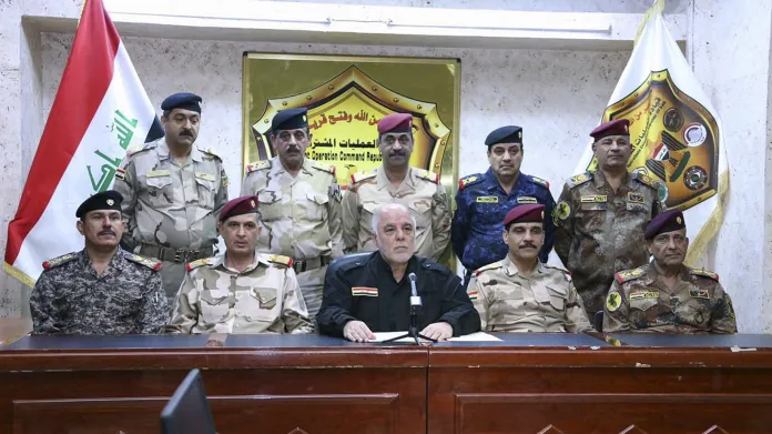 Irácký premiér Hajdar Abádí oznamuje zahájení operace v Mosulu