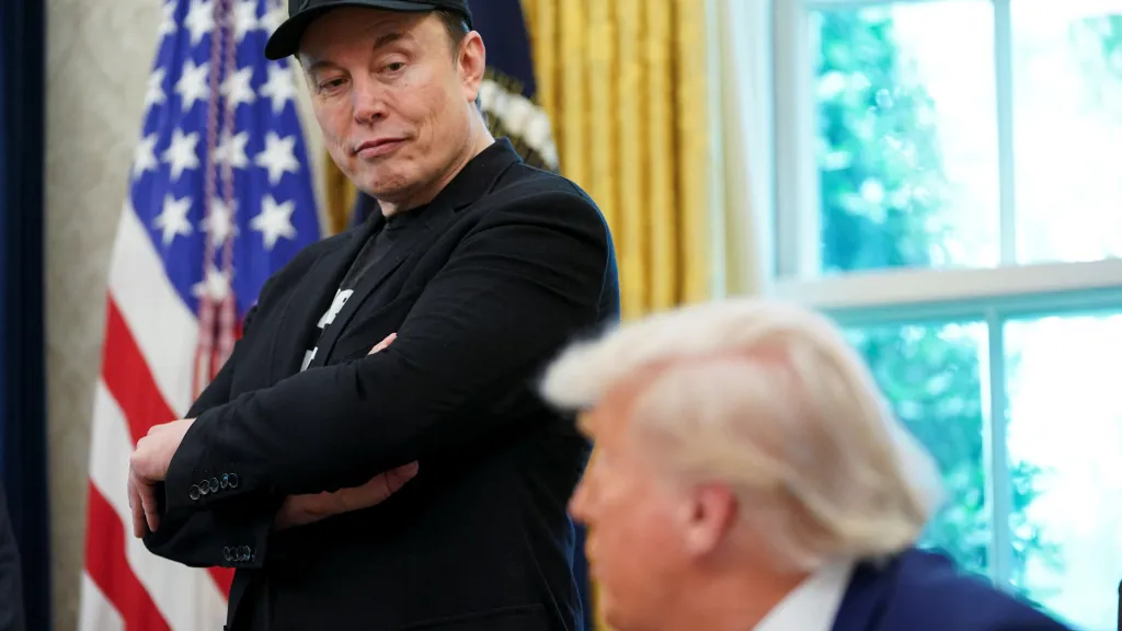 Elon Musk a Donald Trump