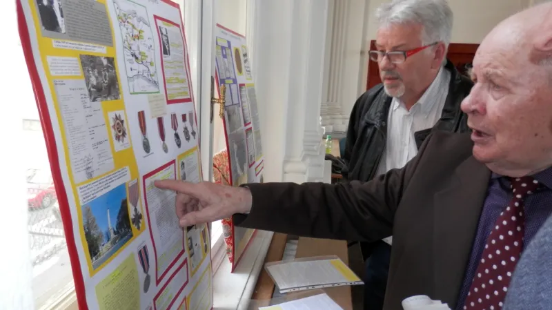 Ze setkání bývalých příslušníků pluku v Lounech