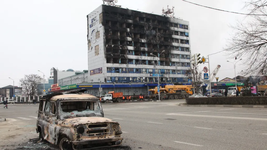Groznyj po teroristickém útoku islamistů