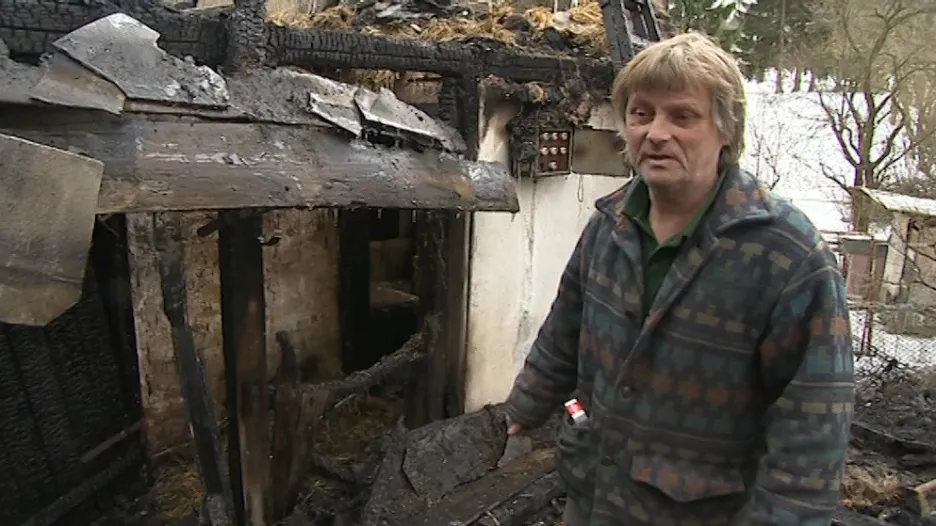 Padesátiletému Vladimíru Malinovi změnil noční požár celý život