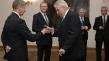Miloš Zeman slaví na Hradě 70. narozeniny