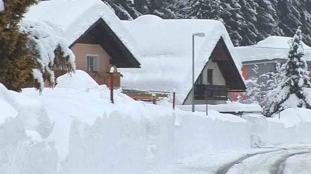 Rakousko se potýká s přívaly sněhu