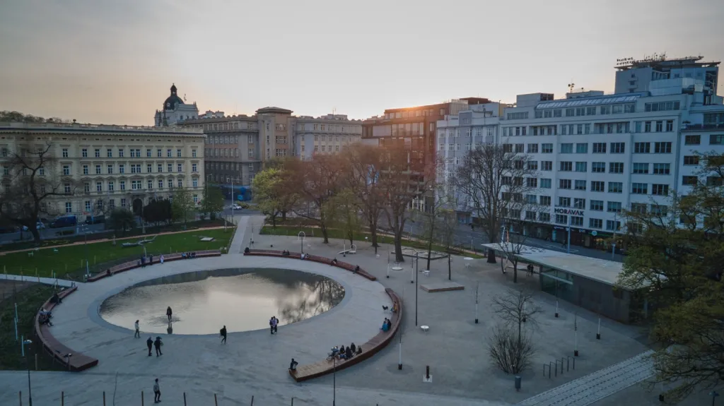 1. místo v soutěži Park roku 2023: Park na Moravském náměstí v Brně
