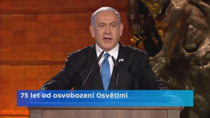 Projev izraelského premiéra Benjamina Netanjahua