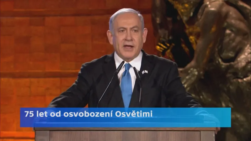 Projev izraelského premiéra Benjamina Netanjahua