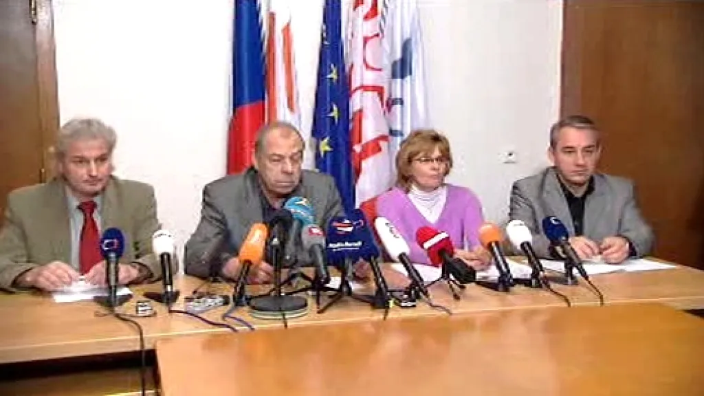 Tisková konference ČMKOS