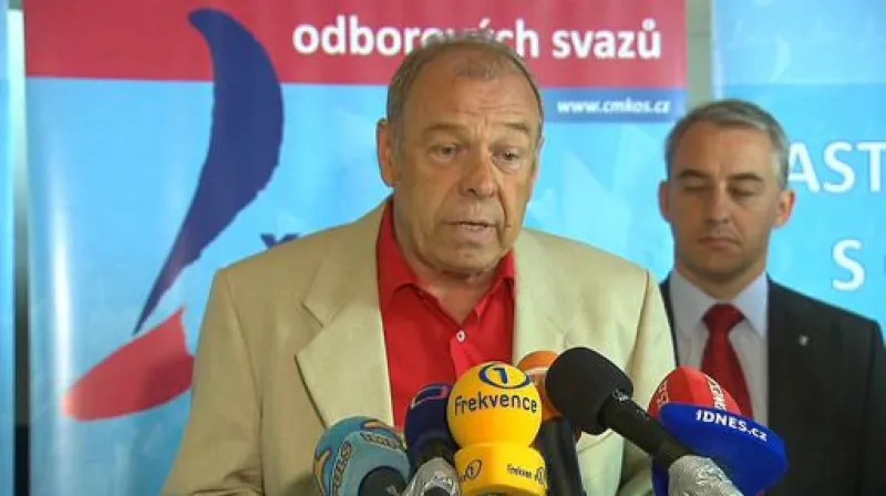 Tisková konference ČMKOS