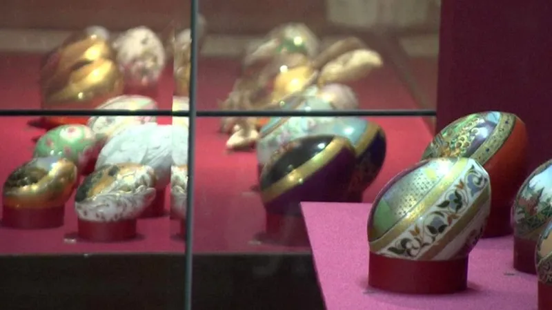 Ruská porcelánová velikonoční vejce