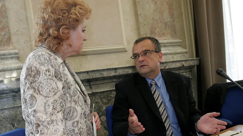 Vlasta Parkanová a Miroslav Kalousek