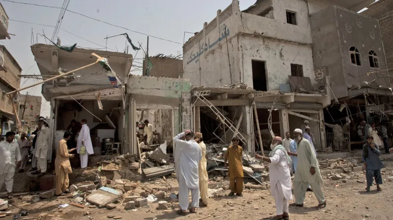 Pumový útok v Pákistánu