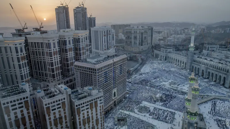 Proměna Mekky v město plné luxusních hotelů a nákupních center