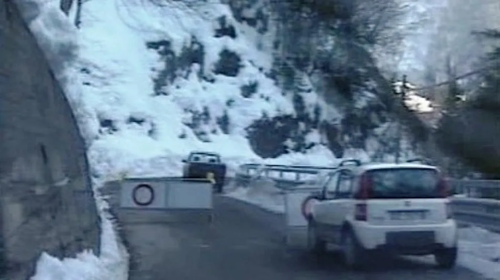 Sníh komplikuje dopravu v Itálii