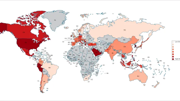 Světová mapa empatie