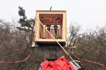 Na prvorepublikovém řopíku vzniká Útulna pro turisty