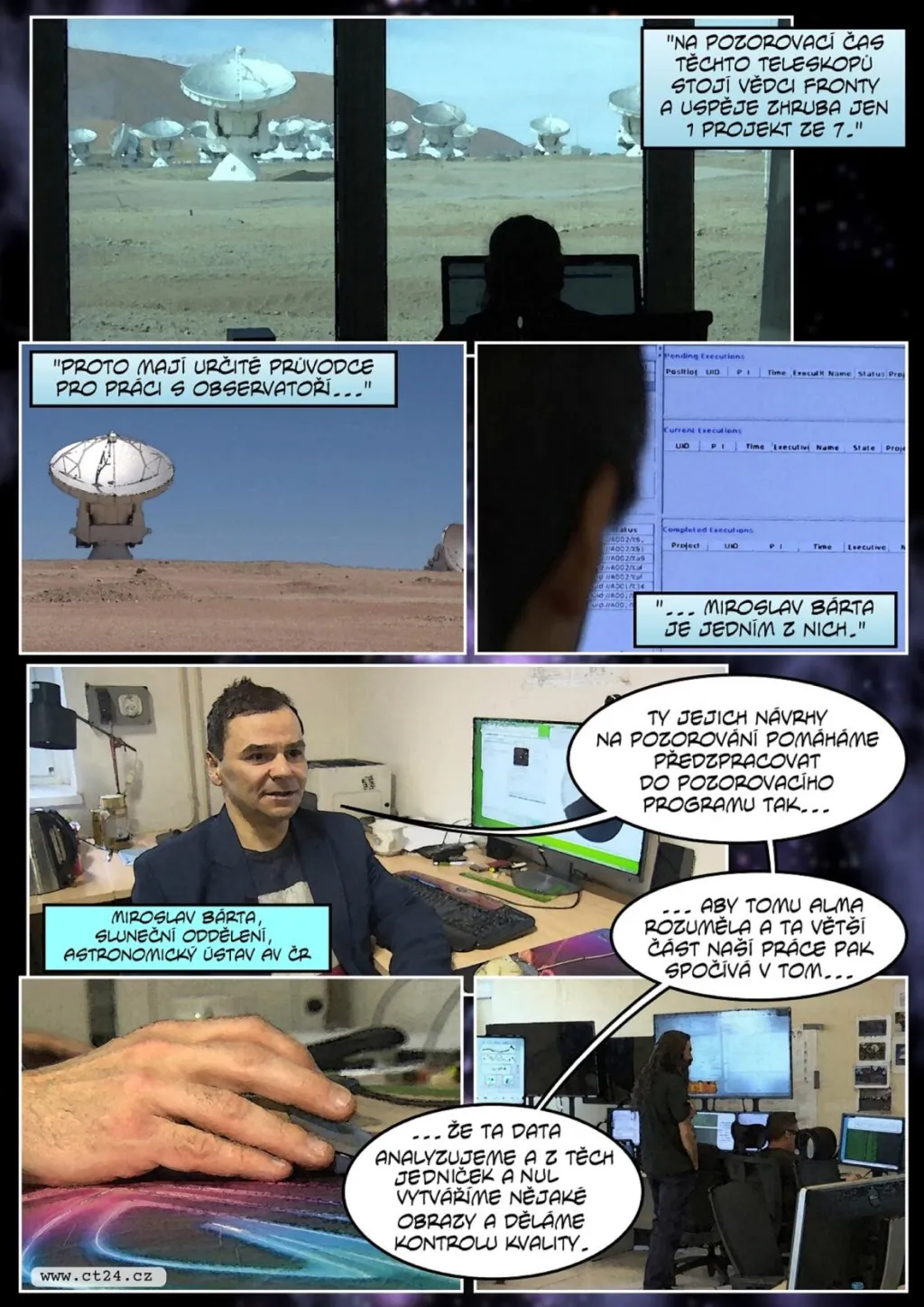 Češi pomáhají observatoři v Chile