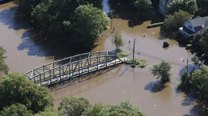 Irene způsobila záplavy v Connecticutu