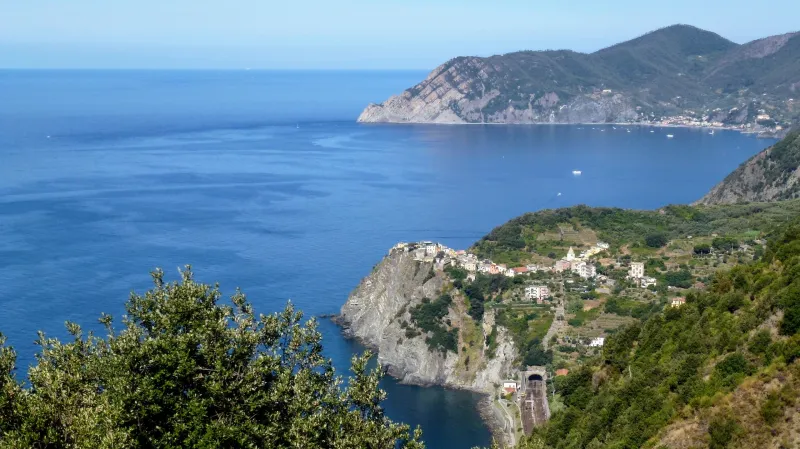 Pohled z Volastry na Corniglii