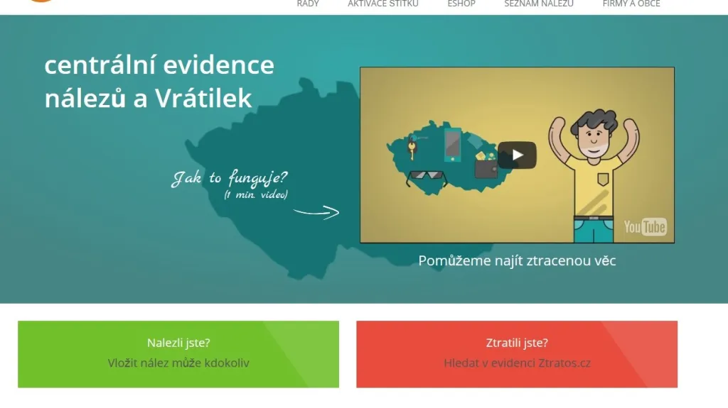 Internetová databáze ztracených věcí