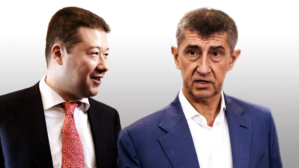 Tomio Okamura a Andrej Babiš