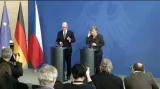 Brífink Bohuslava Sobotky a Angely Merkelové
