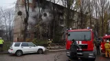 Ruská raketa zasáhla obytný dům v Kyjevě