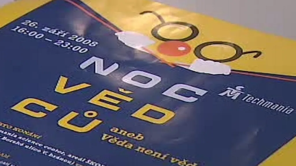 Plakát k Noci vědců