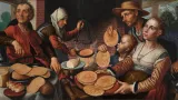 Vlámského malíře Pietera Aertsena inspirovala k dílu Pancake obyčejná palačinka. Navzdory všeobecnému mínění však není vynálezem z Bretaně. Její kořeny sahají tak daleko do minulosti, že si s tím nedokážou poradit ani samotní historici…