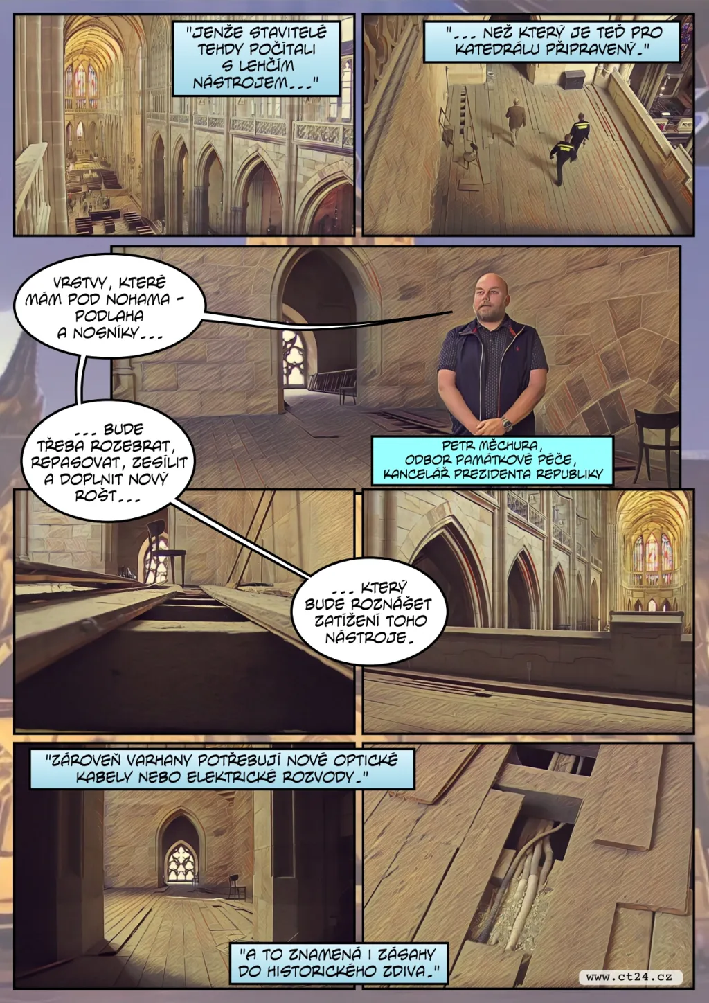 Svatovítská katedrála by měla příští rok dostat nové varhany, čekají ji stavební úpravy