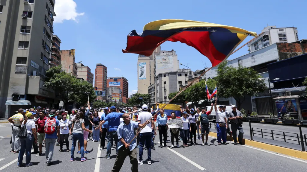 Demonstrace proti vládě Nicoláse Madura