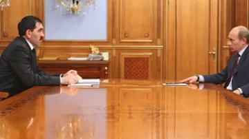 Junus-Bek Jevkurov a Vladimir Putin