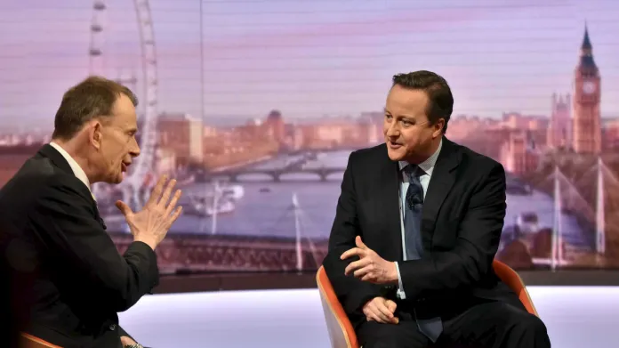 David Cameron v diskusním pořadu Andrewa Marra