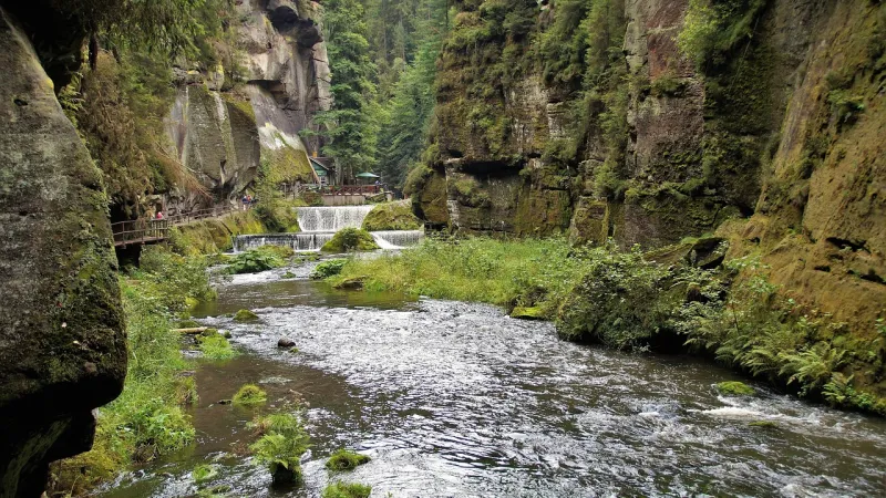 Edmundova soutěska, České Švýcarsko