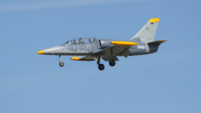 L-39 Albatros při výcviku