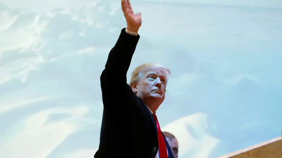 Donald Trump na Světovém ekonomickém fóru