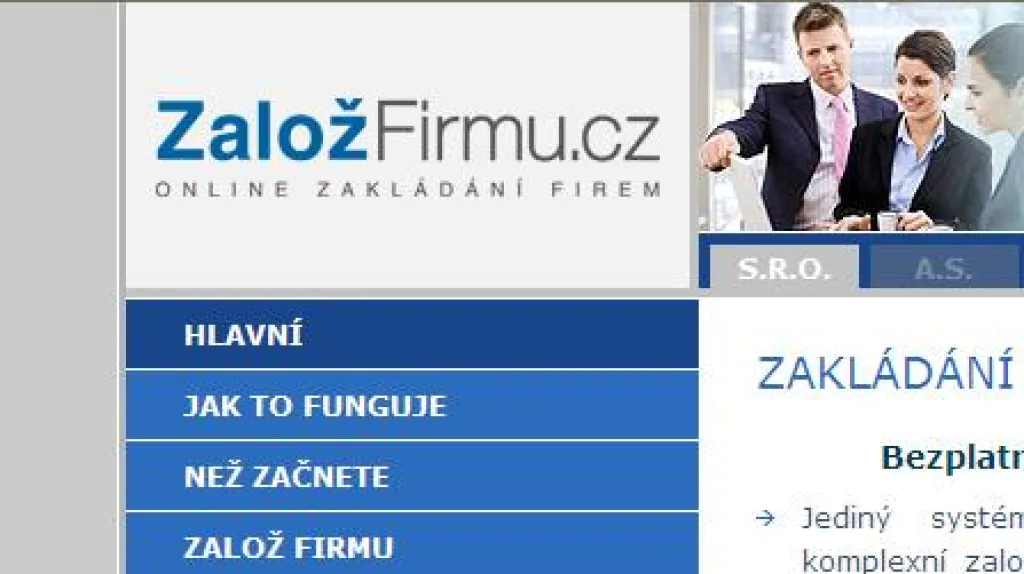 Portál ZaložFirmu.cz