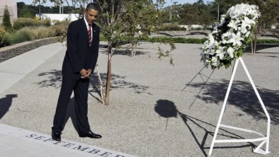 Prezident Obama uctil památku obětem 11. září