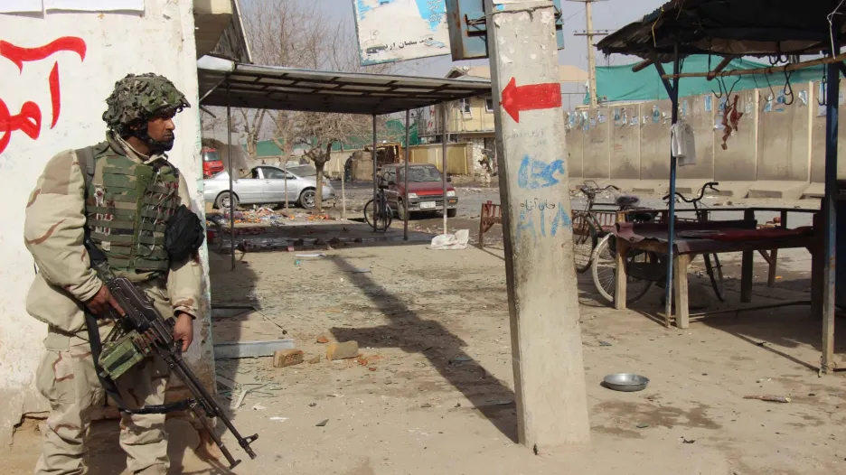 Policejní jednotky v blízkosti afghánského Kunduzu