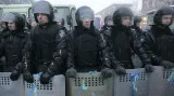 Policie v centru Kyjeva