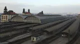 Střecha hlavního nádraží v Praze