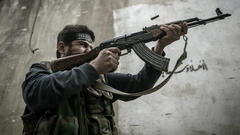 Bojovník opoziční Syrské svobodné armády