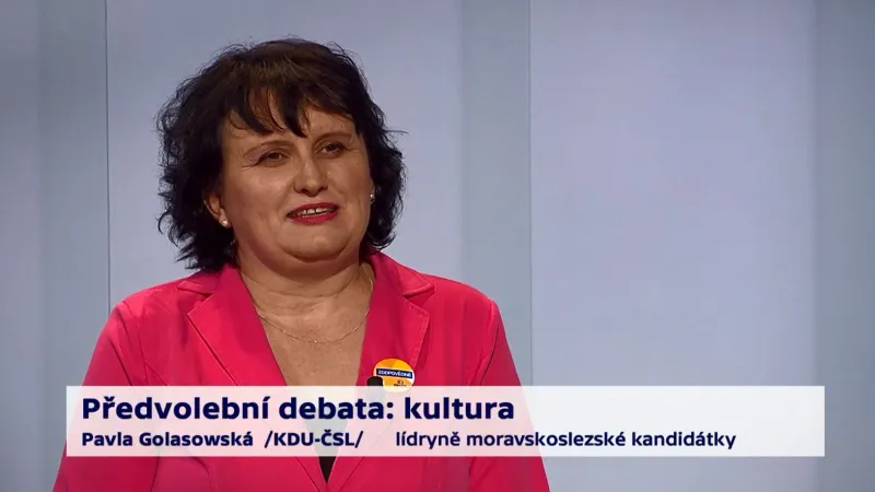Golasowská o prioritách v kultuře