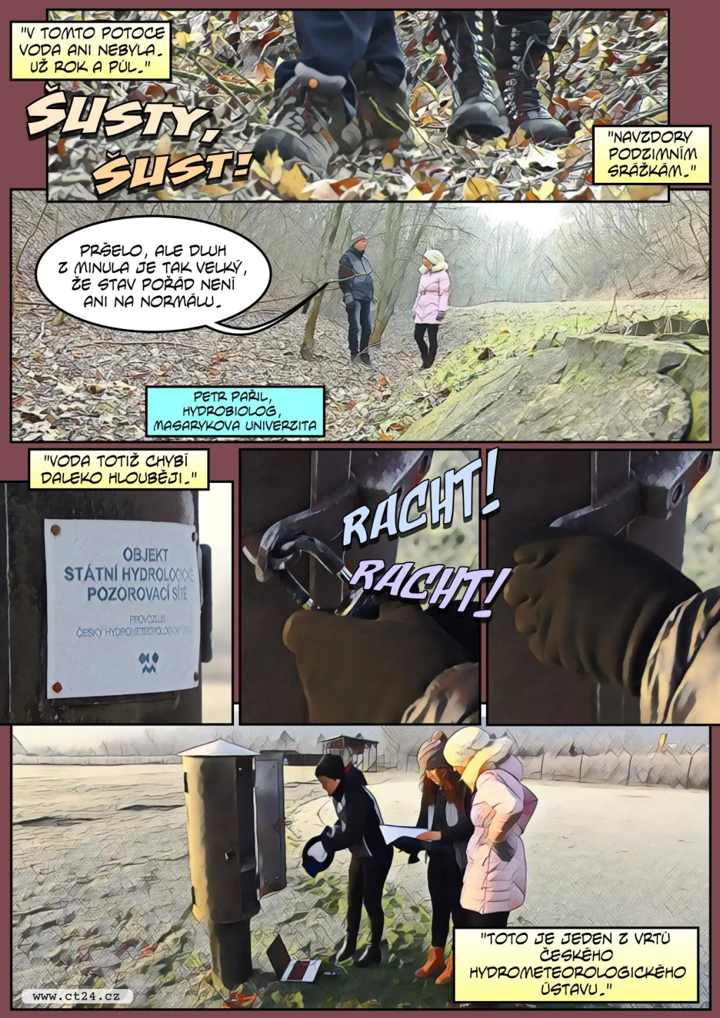 Krajině chybí voda