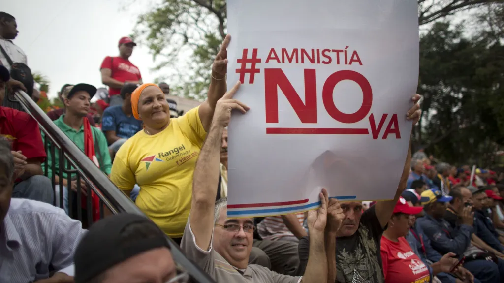 Protest Madurových příznivců