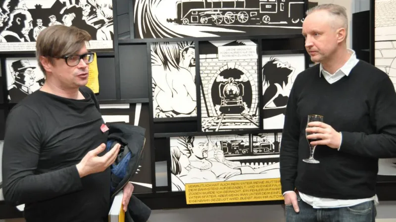 Jaroslav Rudiš a Jaromír Švejdík aka Jaromír 99