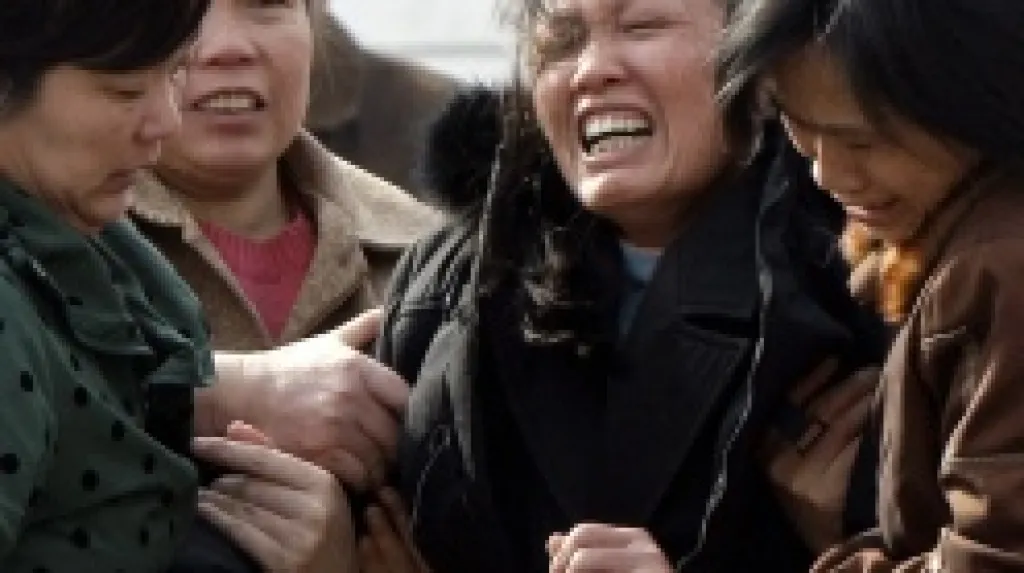 Plačící čínská žena