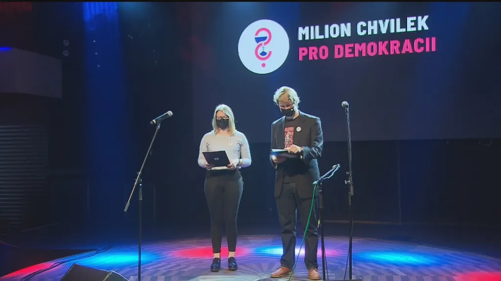 On-line demonstrace Milion chvilek pro demokracii